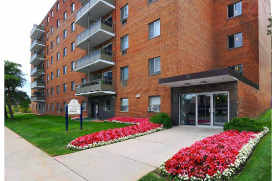 Cedar Towers Apartments exterior in Cambridge, Ontario